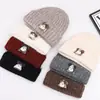 Gorro de Lana para Perro con Cabeza Grande para Mujer en Otoño e Invierno, Moderno y Lindo con Protección para las Orejas, Gorro de Punto Cálido para Hombre, Gorro para el Frío, Exportación