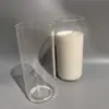 Vaso Recto de Vidrio de Borosilicato de Fondo Grueso, Taza para Leche y Té Verde, Taza Resistente a Altas Temperaturas para Bebidas Frías y Café, Vaso para Uso en Hotel y Hogar