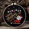 Pintura Pendurada Rena do Papai Noel Bordado Lu Material DIY Feito à Mão Sacola Presente Criativo Pintura Pendurada Cabana Redonda