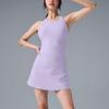 Vestido de Tenis Lulu con Sensación de Segunda Piel y Almohadillas Extraíbles en el Pecho, Pieza Única Antiexposición para Tenis, Deportes, Yoga al Aire Libre
