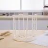 Estante de cocina apilable para guardar tazones y platos, organizador de platos, estante de almacenamiento y secado para cocina