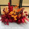 Flor Jardín Monet Viento Acabado Pila de Flores Red Celebratorio Disposición de Tienda Habitación de Boda Camino de Boda Decoración de Guía Paisajismo de Ventana