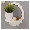 Estante de almacenamiento de pared sin perforaciones sala de estar montado en la pared dormitorio estante de decoración de pared cocina decoración de pared pared divisoria