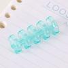 Tira para Encuadernación con Anillos de 5 Agujeros Anillos para Cuaderno Anillos de Plástico Transparentes Desmontables