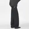 Calça jeans reta original para homens, vibe trendy das ruas, estilo pai versátil, braguilha única com botões, calça de perna larga solta