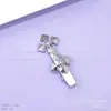 Accesorio Coreano y Japonés de Nuevo Estilo, Flor de Iris de Circonita para el Cabello, Pinza Minimalista de Alto Nivel para Flequillo, Diseño Único, Pasador de Alto Nivel para Mujeres