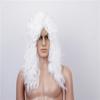 En stock Tocado de Actuación de Halloween Blanco Peluca Europea y Americana Sombrero de Oficial Abogado Set de Cabello Rizado Set de Cabello de Vacaciones de Bruja Femenina