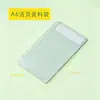 Bolsa con Cierre A6 Bolsa Transparente de PVC A5 Bolsa de Almacenamiento para Documentos Bolsa de Información Portanotas Portatarjetas de Visita A7 Bolsa de Hojas Sueltas