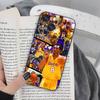 Capa de telefone de basquete para fãs de Kobe do iPhone 15