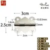 Bisagra de mariposa 018 accesorios para gabinetes y herrajes para cajas de madera bisagra de jaula de pájaros de 90 grados bisagra de tamaño mini galvanizada