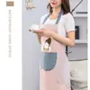 Delantal Lavable a Mano Fabricante Impermeable y a Prueba de Aceite para el Hogar Cocina Tareas Domésticas Lindo Adulto Ropa de Trabajo Resistente a Manchas para Cocinar