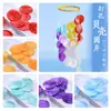 Piezas de Concha con Doble Agujero, Discos de Concha Espejo de 7 Colores, Piezas Azules Perla para Decoraciones de Boda, Cortinas de Puerta, Carrillones de Viento, Materiales y Accesorios