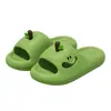 Pantuflas de Manzana de Dibujos Animados de Venta Caliente en Verano, Lindas Pantuflas de Eva para Mujer de Interior, Hogar, Baño, Antideslizantes para Exteriores