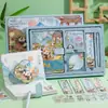 Guofeng Lindo Panda Cuaderno de Bocetos Caja de Regalo Traje Cuaderno Regalo para Estudiante Set de Regalo de Papelería Regalo