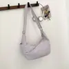 Bolsa de ombro estilo Ins coreano, simples, personalidade, sensação relaxada, estudante universitário, deslocamento, alta casual, leve, bolsa de bolinho