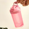 Novo copo shaker de plástico de 500ml para beber diretamente, copo para shake de proteína em pó, copo de água esportivo, copo de água misturador portátil