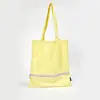 Bolsas de nylon personalizadas, bolsas de lona com logotipos e estampas impressas, sacolas com cordão ecológicas de grande capacidade, bolsas de armazenamento da moda feitas sob medida