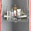 Estante de Almacenamiento para Baño estante de almacenamiento para baño y inodoro montado en la pared sin perforaciones estante de almacenamiento para lavabo de baño con carga