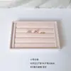 Gran mediano color rosado cuenta terciopelo joyería cuadros adornos anillos pendientes de botón pendientes pulseras almacenamiento exhibición accesorios otros