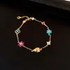 Pulsera de diamantes cuadrados, diseño elegante y moderno de la marca coreana Flu, pulsera delicada y con sentido de la moda, pulsera de celebridades de Internet, recién llegada para mujeres.