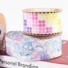 Cinta Floral de Dibujos Animados Impresa a Doble Cara Colorida Cinta para Lazos DIY Accesorios para el Cabello Cinta para Mascotas Decoración