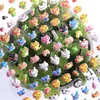Shanle Adorables Animalitos Pequeños Calcomanías Pequeñas de Espuma Dibujos Animados Estéreo Calcomanías de Recompensa para Niños Calcomanías Educativas