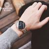 Ochstin/Augusten 6202 Transmisión en Vivo Negocios Reloj Mecánico para Hombre Correa de Acero Sólido Calendario Reloj Mecánico Totalmente Automático