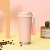 Taza de Agua de Acero Inoxidable para Mantener Frío en Verano, Taza Térmica, Taza de Café, Taza para Coche de Doble Capa, Taza de Regalo, Modelo Nuevo al por Mayor con Logo
