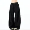 Jeans Rectos Sueltos de Diseño Retro High Street Americano para Mujer, Pantalones de Pierna Ancha de Marca de Moda