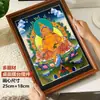 Thangka Pintado à Mão para Iniciantes, Exibição de Mesa de Estátuas de Buda, Amarelo, Tara Verde Nepalês, Manjushri, Exibição de Mesa e Pinturas para Pendurar, Buda da Medicina
