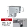 Conector de Tubo Quadrado 25mm Aço Inoxidável Galvanizado Junta de Tubo Quadrado Soldagem-Livre Fixador de Três Vias Fivela Fixa de Aço Quadrado 30