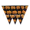 Bandeirinha Personalizada de Halloween Bandeira Triangular de Halloween Bandeira de Abóbora de Halloween Banner de Cordão