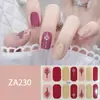 ZA - Adhesivo para uñas blanco sin hornear, totalmente impermeable, parche para decoración de uñas, sensación avanzada, simple, pegamento para esmalte de uñas al por mayor