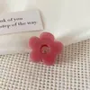 Pequeno prendedor de garra para mulheres, elegante e versátil, novo estilo para cabelos finos, penteado semi-preso delicado, presilha de cabelo floral, acessório de cabelo