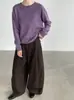 Pantalones casuales de pierna ancha adelgazantes de cintura alta estilo coreano Taochuan para mujer, otoño 2026, de un botón, plisados, pierna ancha T5222
