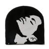 Chapéu de Lã Jacquard Europeu e Americano Head da Temu Chapéu Personalizado de Rua para o Frio Gorro Chapéu de Tricô Jacquard Masculino e Feminino