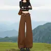 Estilo High Street Holgados Control de Abdomen Cómodos de Moda Versátiles Jeans, Delgados Sueltos de Cintura Alta Versátiles Jeans para Mujer