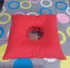 Almohada Larga para Salón de Belleza, Almohada en Forma de O, Almohada con Agujero para Cabecera, Almohada Facial Redonda, Extraíble y Lavable, Venta Directa del Fabricante