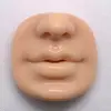 Modelo de rasgos faciales humanos perforado con punzón modelo de oreja de silicona nariz lengua ombligo ojos boca rasgos faciales humanos