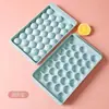 Molde Criativo de Gelo DIY Bandeja de Gelo Esférica de Grau Alimentício com Tampa Bandeja de Gelo de 33 Cubos Caixa Tendência para Fazer Gelo