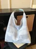 Bolsa de Ombro Grande Capacidade Estilo Relaxado Transfronteiriço para Comutação e Aula para Mulheres, Bolsa de Mão Fresca Artística, Bolsa Tote Casual da Moda