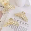 Pinza de Metal Grande Estilo Coreano Pinza para el Cabello de Moda Accesorio para el Cabello Pinza de Tiburón Elegante para la Parte Posterior de la Cabeza Pinza para el Cabello