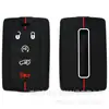 Adequado para Commander Wagoneer Grand Cherokee 5 Teclas Textura Carro Dodge Capa de Silicone para Chave