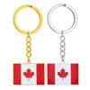 Llavero Decorativo Canadiense Retro de Goteo de Aceite Más Vendido Transfronterizo para Hombres y Mujeres, Estilo Étnico Versátil, Accesorios de Colgante de Acero de Titanio