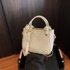 Bolsa feminina estilo ocidental de alta qualidade para comércio exterior 2025, nova moda primavera e verão, bolsa transversal de ombro, estilo coreano, pequena bolsa quadrada