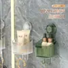 Estante giratorio con ventosa para baño, instalación sin taladro, estante de almacenamiento de pared desmontable, estante de almacenamiento de estilo de lujo ligero