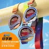 Medalla de Cristal Competición de Maratón Campeón Infantil Medalla de Oro Honor Estudiante Placa Metálica