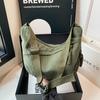 Bolsa de Hojaldre de Terciopelo con Rayas Súper Caliente de Invierno para Mujer 2024 Nueva Llegada de Moda Versátil Casual Bolso de Hombro para Viajes de Negocios Gran Capacidad Bolso Cruzado