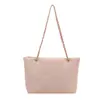 Bolsa de mano de tela a cuadros al por mayor, bolsa para mujer, nuevo estilo verano 2026, bolso de hombro de gran capacidad, correa de cadena, bolso cruzado simple