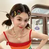 Pinza para el pelo de fruta linda para mujer 2023 nuevo clip BB de chica dulce pinza para el pelo clip para el flequillo del lado del pelo roto tocado